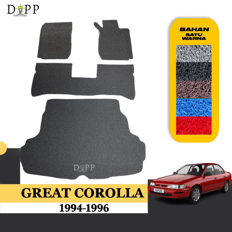 Karpet Mobil Great Corolla / Karpet Mie Bihun Toyota Corolla 1994-1996