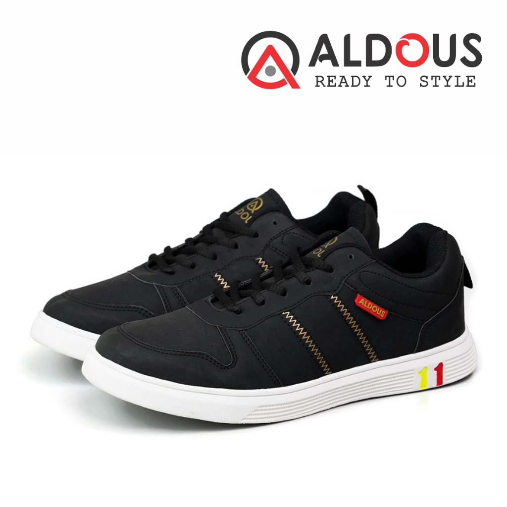 Sepatu Sneakers Aldous A06 Pria Terbaru Original Santai Kerja Se