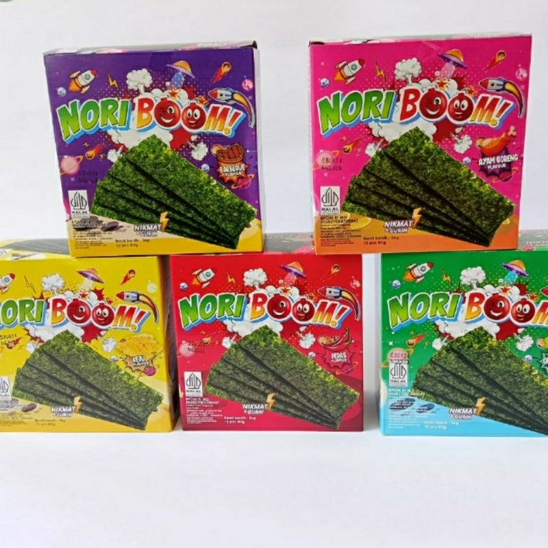 

NORI BOOM SNACK RUMPUT LAUT 12 @3GR