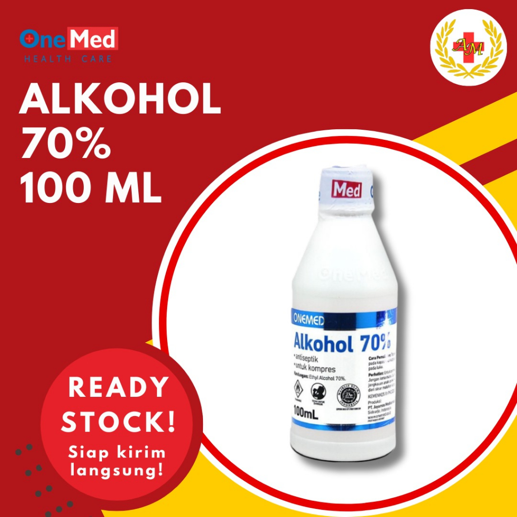 Alkohol 70% Onemed 100 ml Antiseptik Alcohol 70% Onemed 100 cc