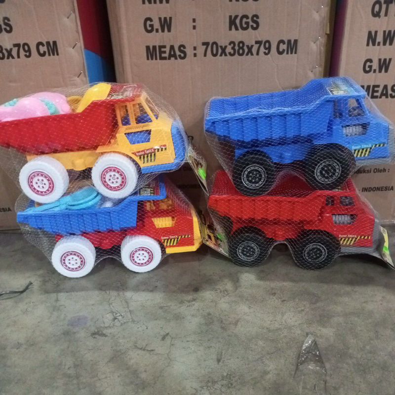 Mainan mobil truk bak pasir jaring + mainan pasir AK 32/AK 35