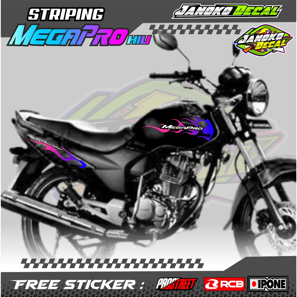 STRIPING VARIASI MEGA PRO HIU / STICKER LIST MEGA PRO HIU MEGA PRO LAMA