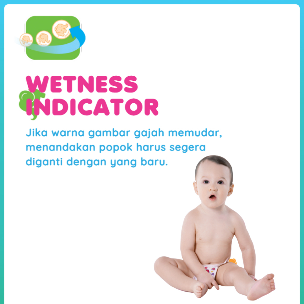 Baby Happy Popok Bayi Celana Body Fit Pants M 32