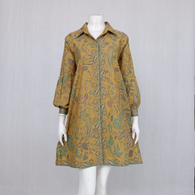 Tunik Ageman Bestari Batik Print Halus Solo SMLXLXXL