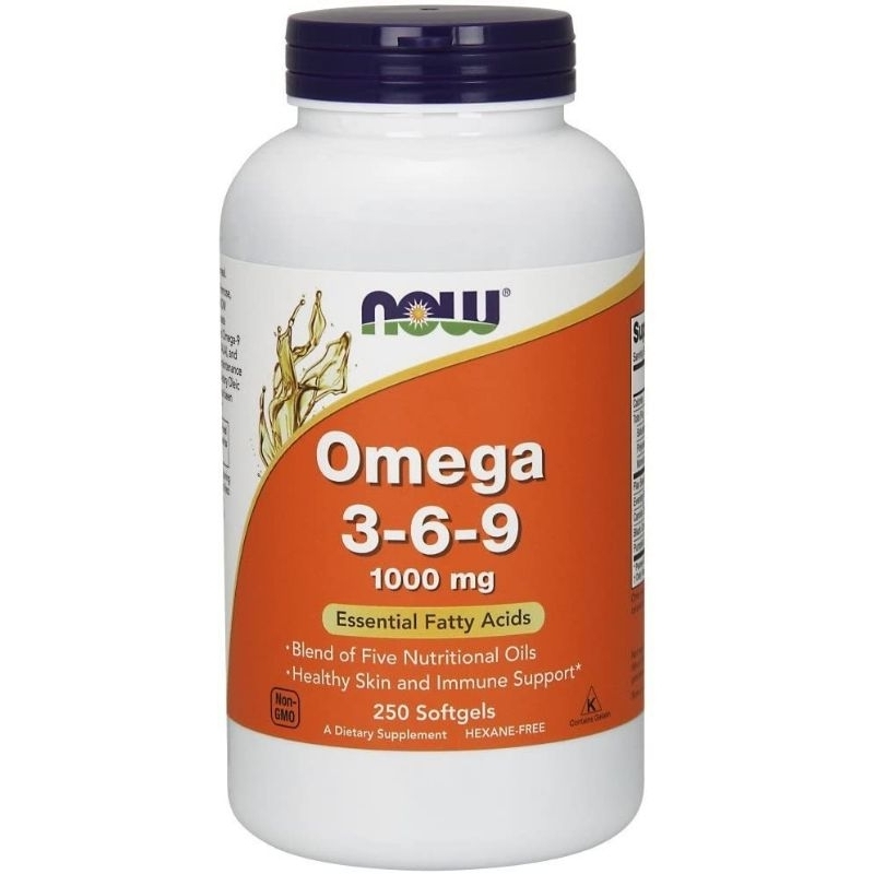 NOW Foods Omega 369 3-6-9 1000 mg 1000mg 250 softgels
