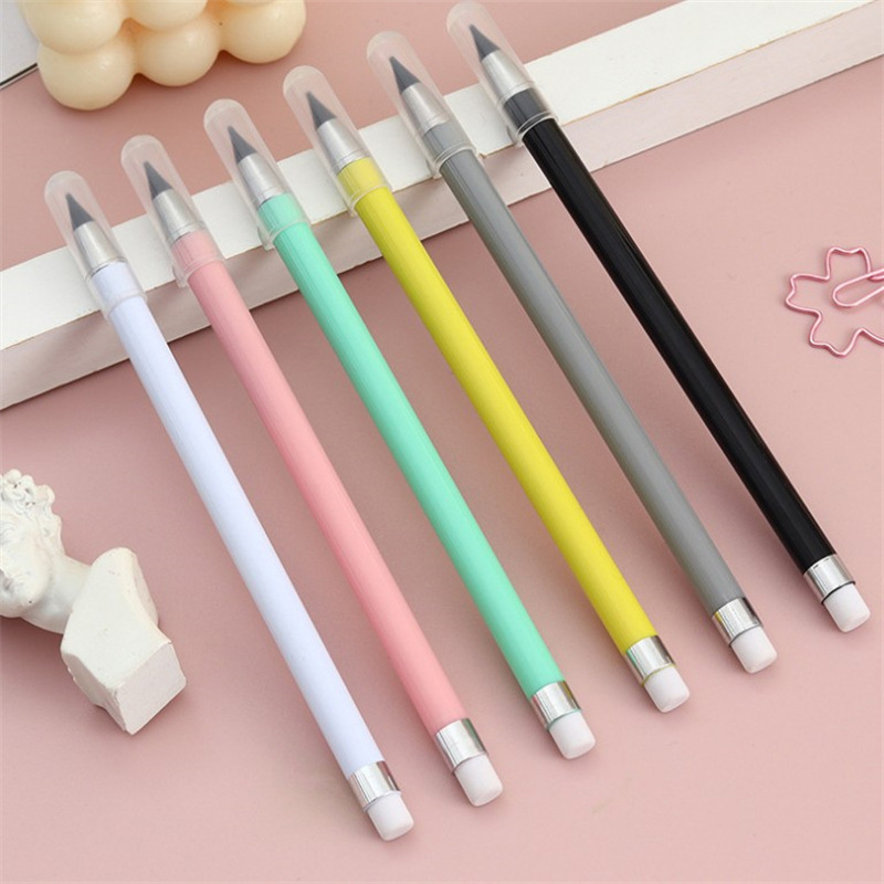 

✨COD Pensil Penggunaan Tak Terbatas Pensil Warna Macaron Tahan Lama Portabel Ada penghapus Alat Tulis Anak School Supplies -GS