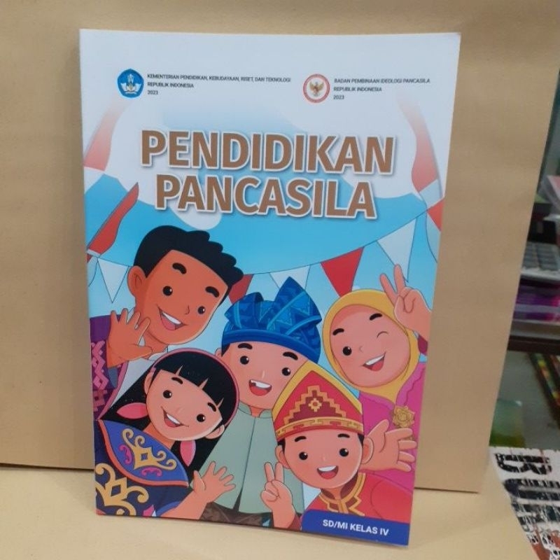 Buku paket pendidikan pancasila untuk sd/ mi kelas 4 kurikulum merdeka 2023