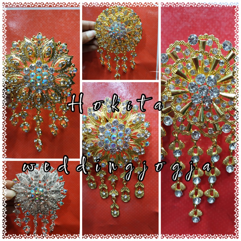 Bross Kebaya  Pengantin Cantik