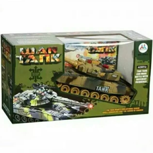Mainan Mobil RC Military War Tank Besar 9993 Mainan Mobil Remote Control