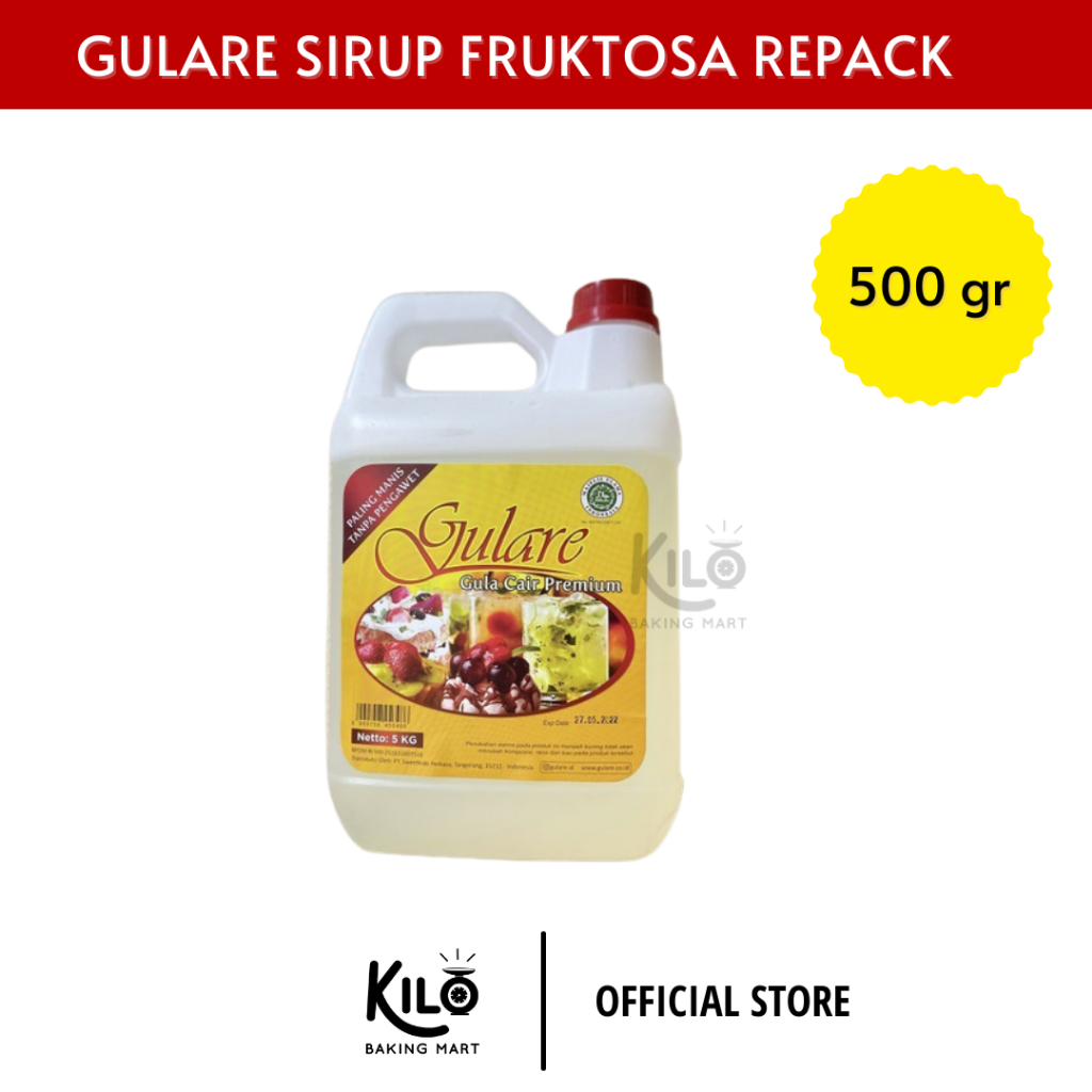 

Sirup Fruktosa Gula Cair 500 Gr Repack