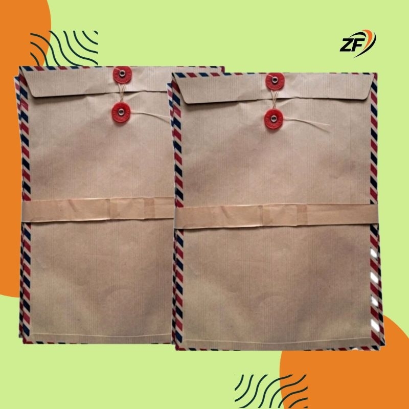 

Amplop Coklat Tali Air Mail