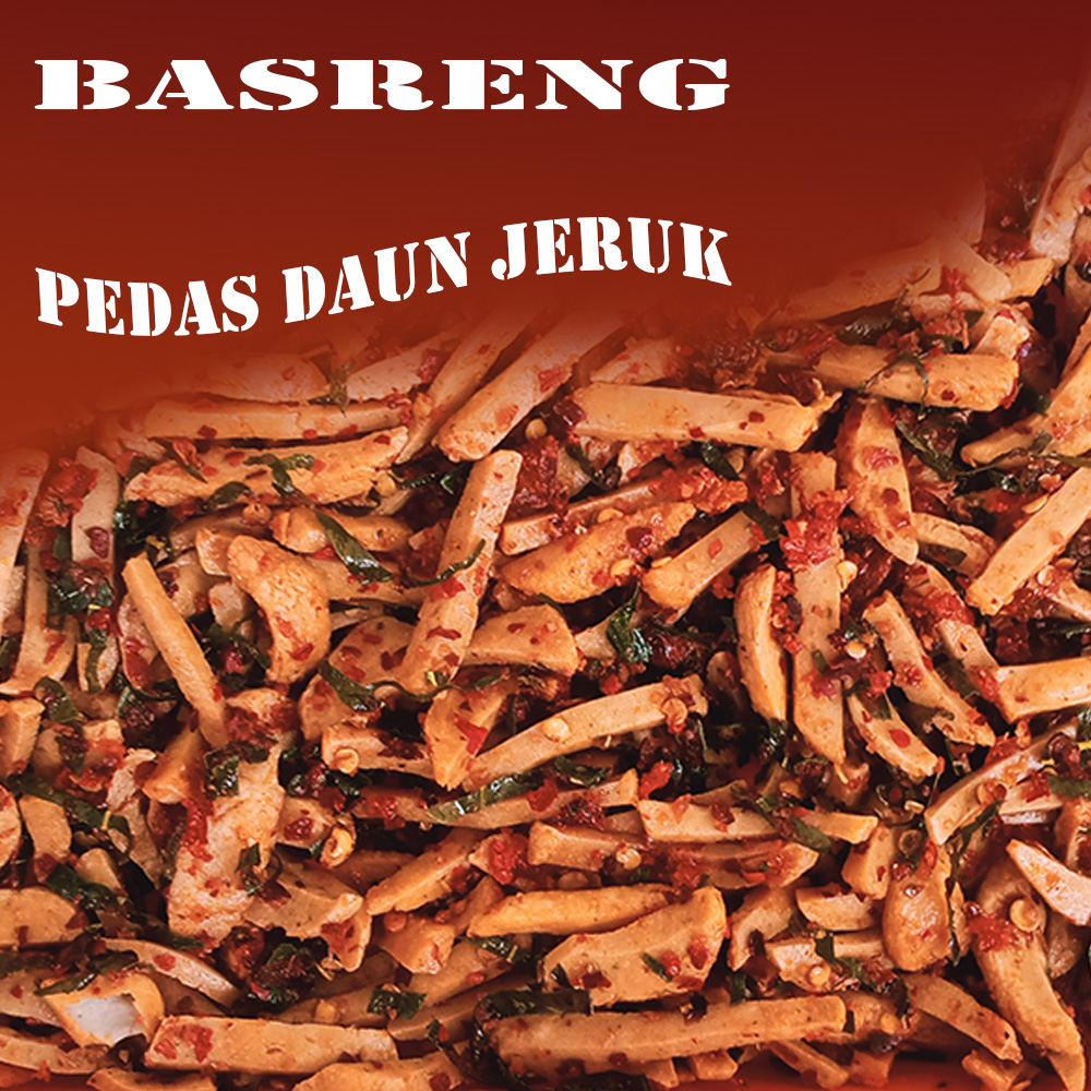 

250 Gram Stik Basreng Pedas Daun Jeruk Keripik Baso Goreng