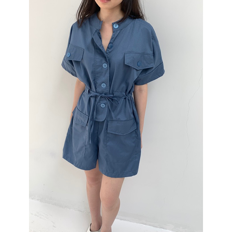 NINA JUMPSUIT (JUMPSUIT WANITA / SET WANITA) BAHAN ADEM