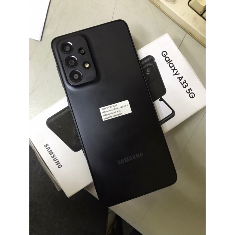SECOND SAMSUNG A33 5G 8/128 HITAM, JUAL HP SAMSUNG, SMARTPHONE