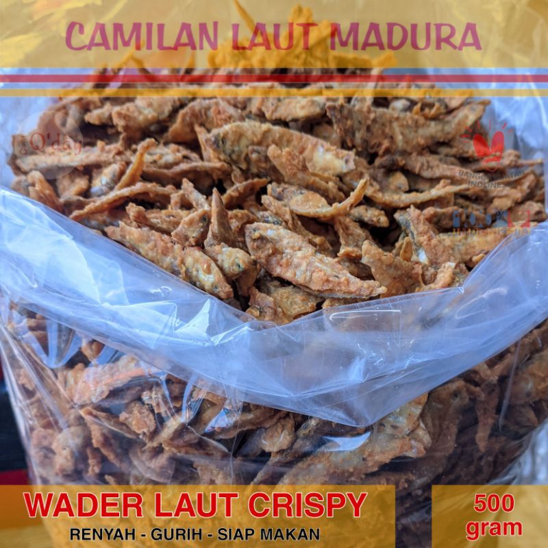 

IKAN WADER LAUT CRISPY RENYAH GURIH Siap Makan Camilan Madura Oleh Oleh Khas Asli Alami 500 gram Cemilan Fresh Murah Hemat Ekonomis Qday Classic Surabaya Kerupuk Keripik Kerupuk Keipik