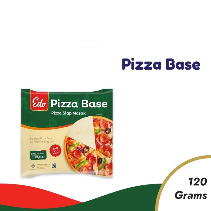 

ADONAN ROTI PIZA EDO PIZZA BASE 120GR