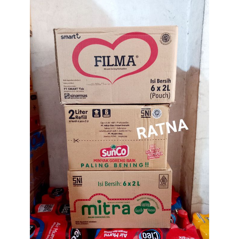 

KARDUS / DUS BEKAS MINYAK GORENG SUNCO / FILMA / MITRA ( DUS BAGUS)