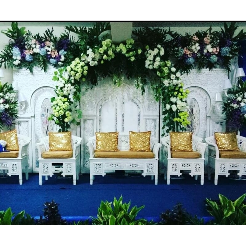 Set pelaminan Gebyok jati