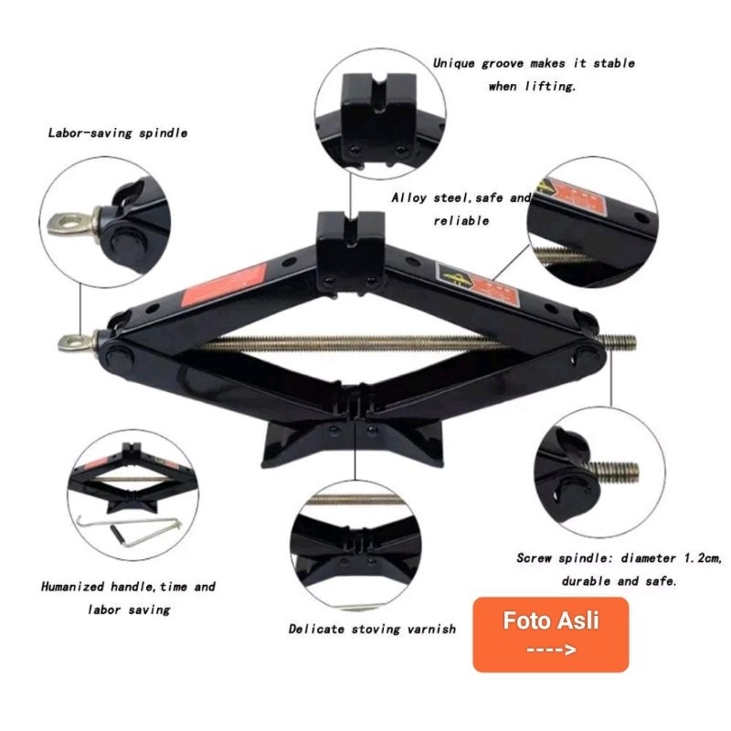 Dongkrak Mobil / Dongkrak Mobil Manual / Dongkrak Ban Serep Mobil