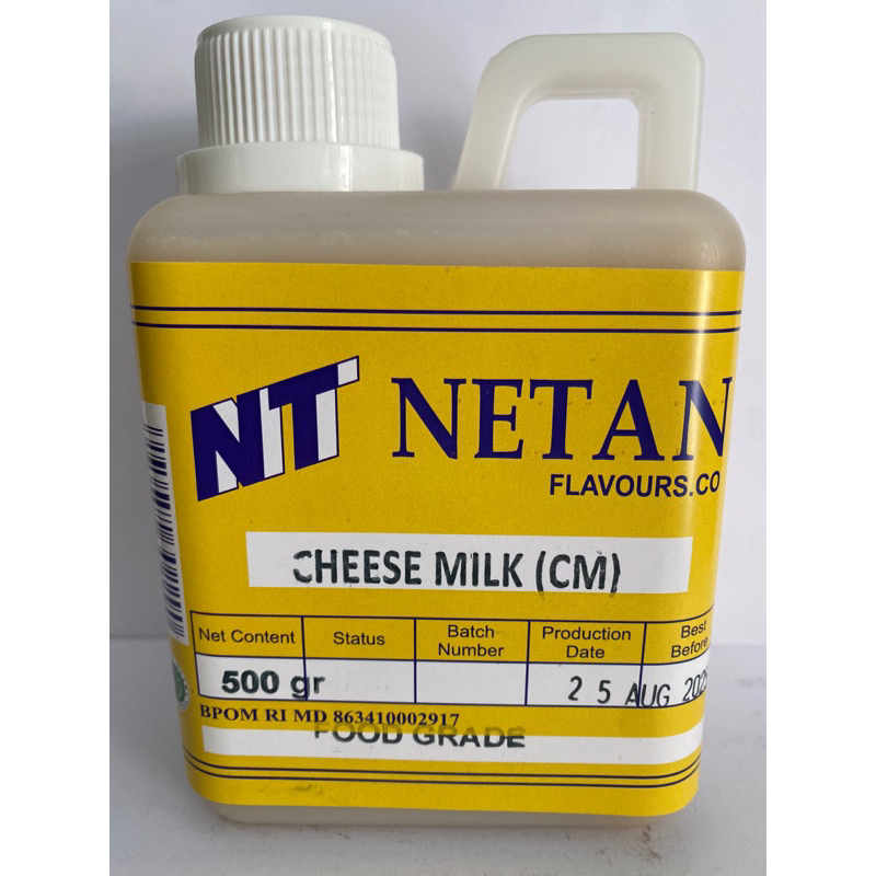 

NETAN CHEESE MILK 500 GRAM NETAN VANILI CHEESEMILK CM PANILI/FANELI MARTABAK