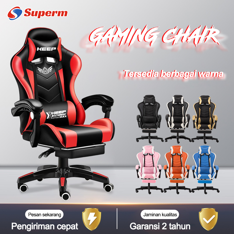 KURSI GAMING / GAMING CHAIR/ KURSI GAMING BERKUALITAS / KURSI GAMING MURAH