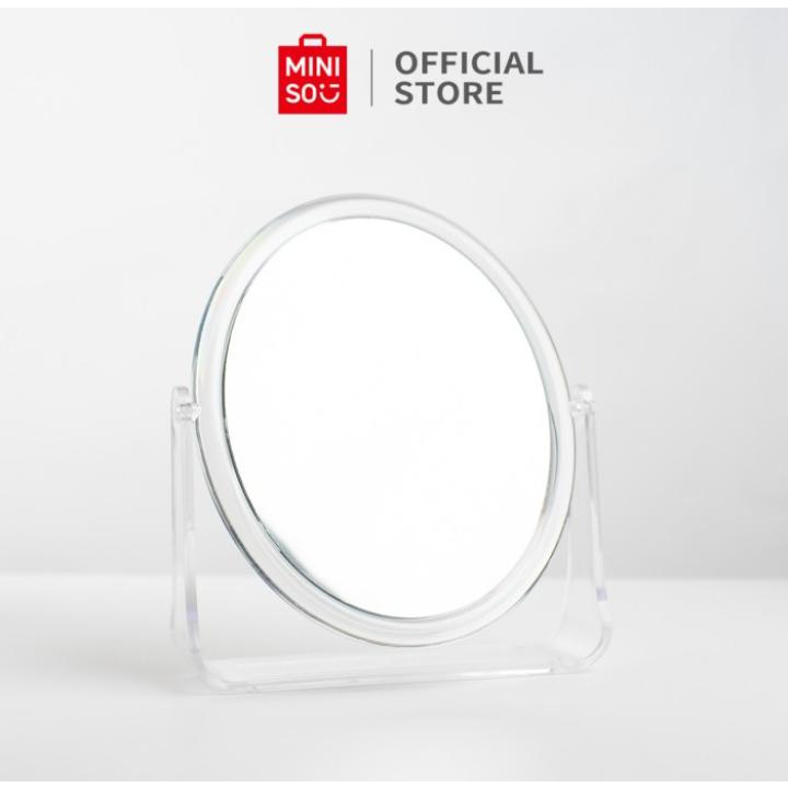 MINISO Mirror Portable Miniso Cermin Lingkaran Cermin Meja