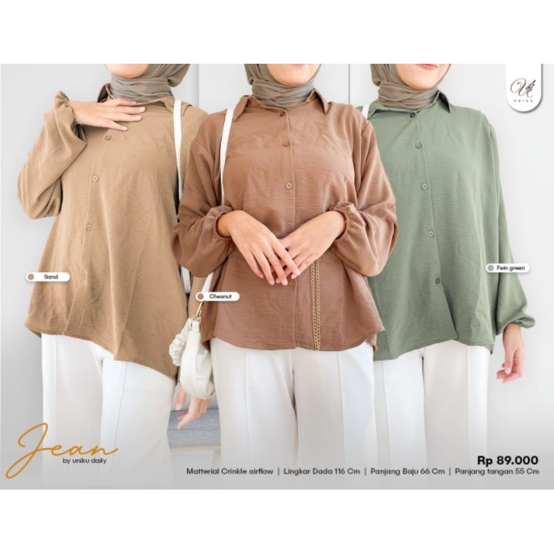 JEAN BLOUSE BY UNIKU OPEN PRE ORDER