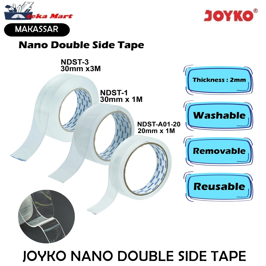 

[ROLL] JOYKO NANO DOUBLE SIDE TAPE NDST-1 NDST-3 NDST-A01-20 NDST-5 NDST-6