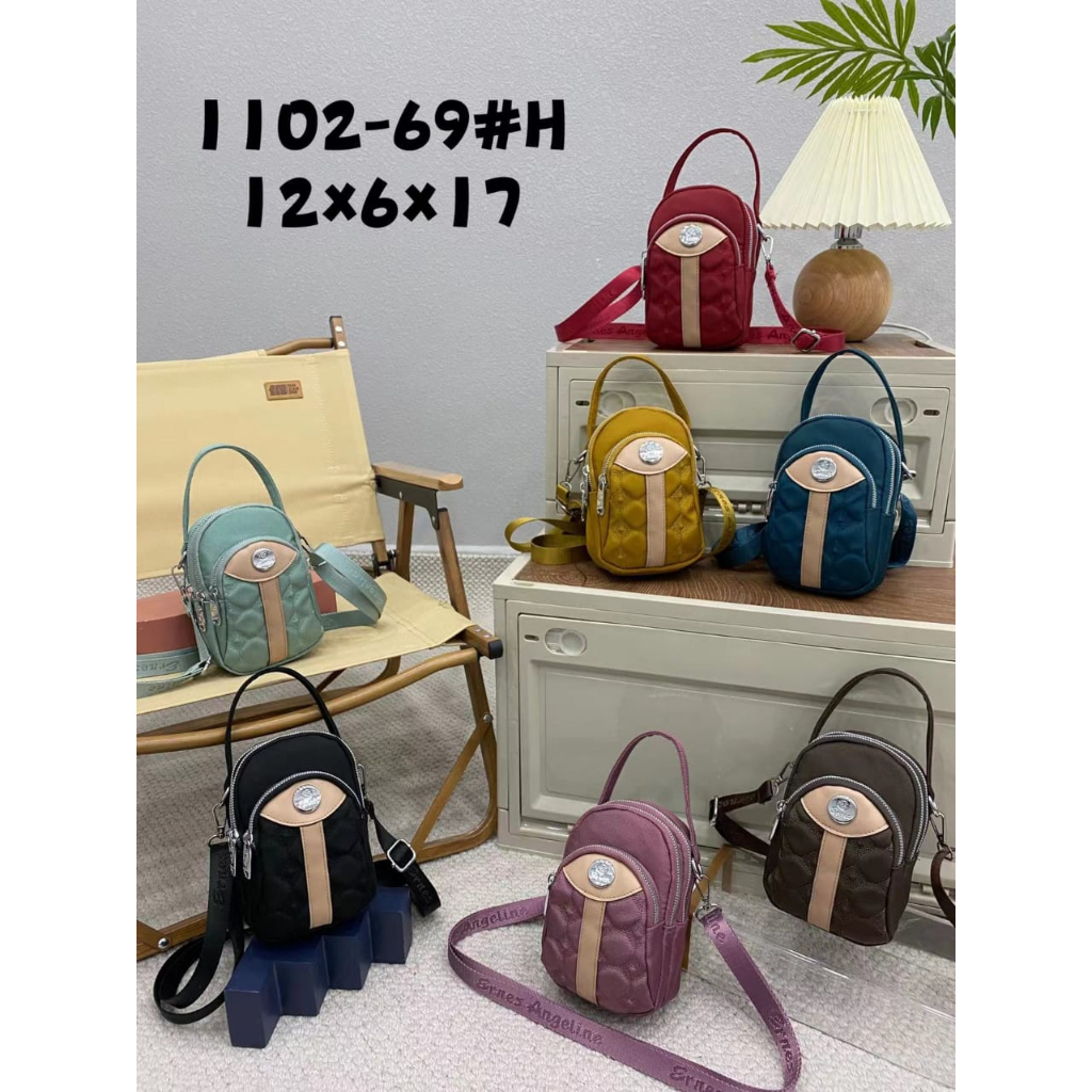 Tas Selempang Wanita Ernes Angeline ORI 1102-69 Lis