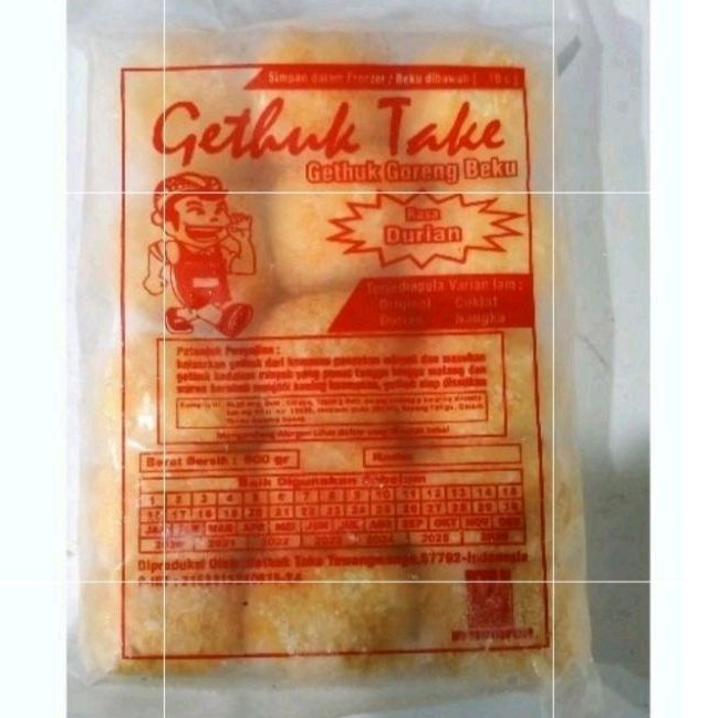 TAKE gethuk crispy durian isi 15