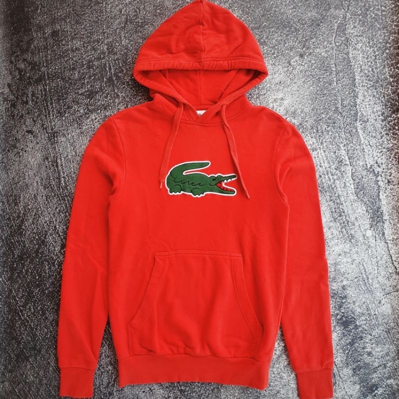 Hoodie Lacoste Merah