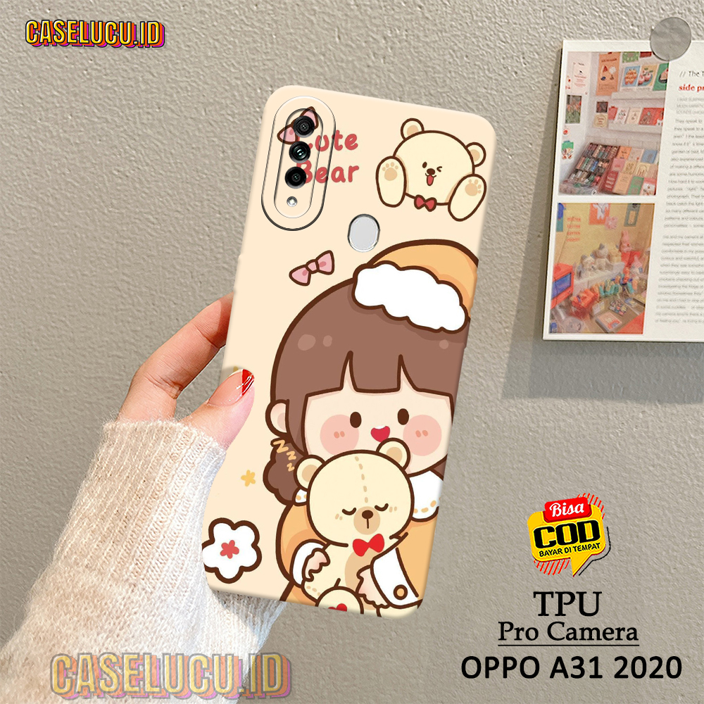 Casing Hp Oppo A31 2020 Terbaru - Fashion Case Kartun - Case Oppo A31 2020 - Soft Case Hp Oppo A31 2