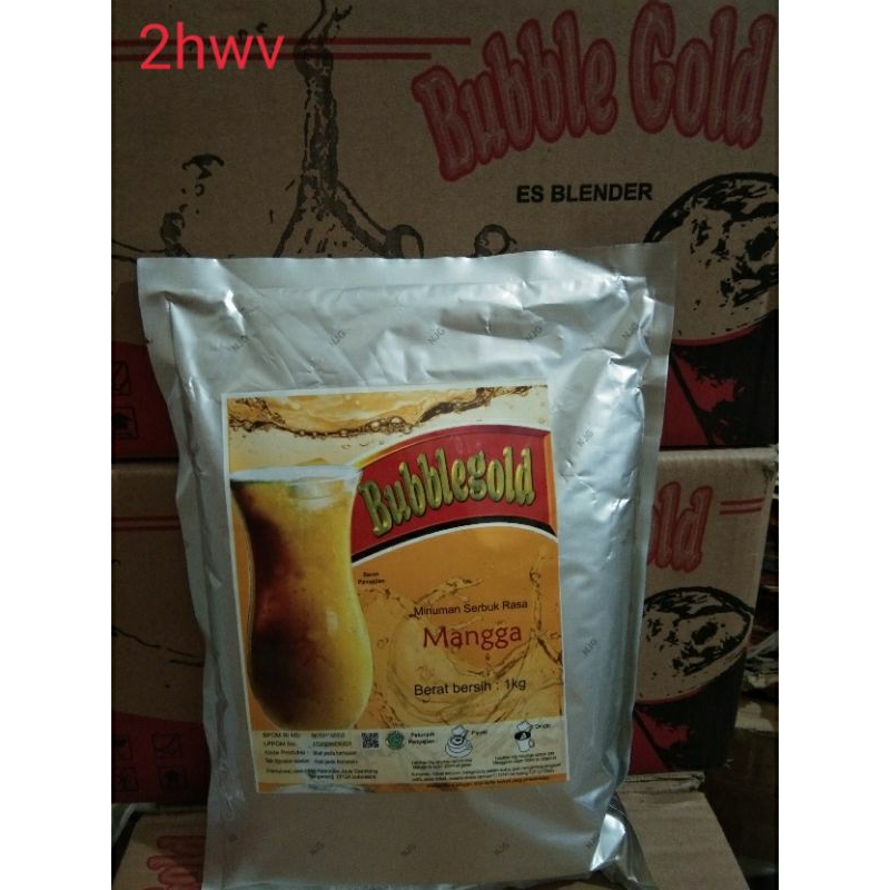 

Bubuk Minuman/BubleGold Mangga 10 KG (SATU DUS)