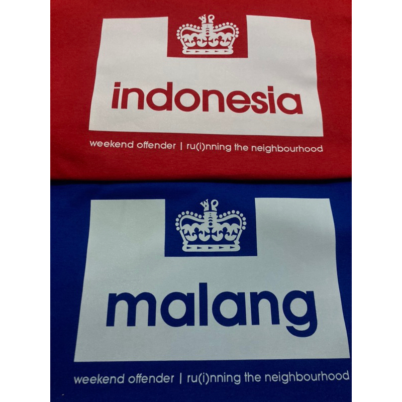 kaos Tshirt T-shirt T shirt weekend offender malang WO Malang weekend offender indonesia WO Indonesi