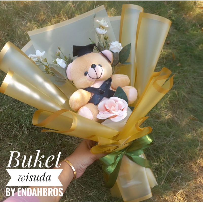 Buket boneka wisuda buket bunga dan boneka wisuda