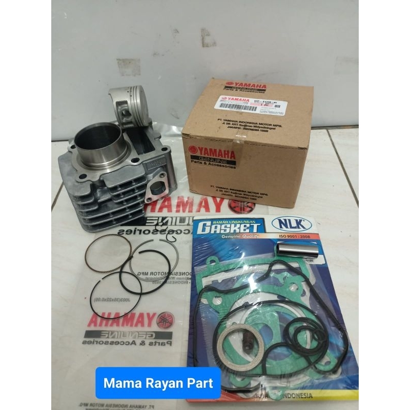 BLOK SEHER +Piston+Ring Seher 5TP JUPITER Z BURHAN/JUPITER Z LAMA/VEGA R NEW PAKETAN BLOK 5TP+PISTON