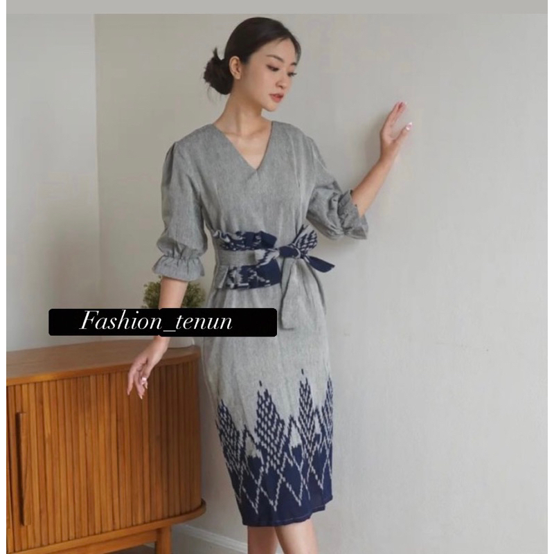 KANA DRESS TENUN / KANA DRESS BATIK / KANA DRESS COUPLE / KANA DRESS KONDANGAN / KANA DRESS SERAGAM 
