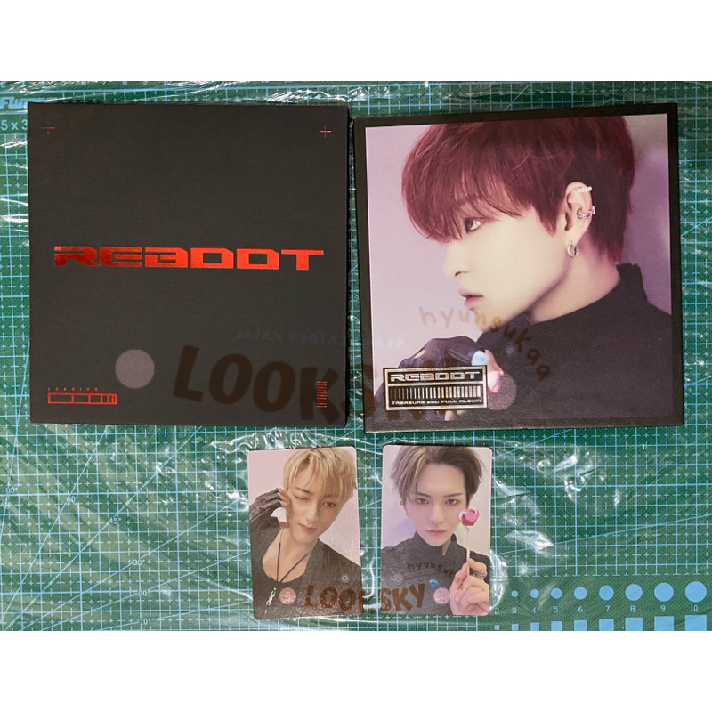 [READY STOCK] ALBUM DIGIPACK TREASURE REBOOT JIHOON ONLY - PHOTOCARD HARUTO PC YOSHI