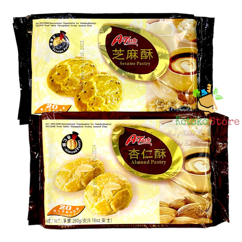 

A-Taste Biskuit Almond Pastry Sesame Pastry / Biskuit Almond A Taste 260gr