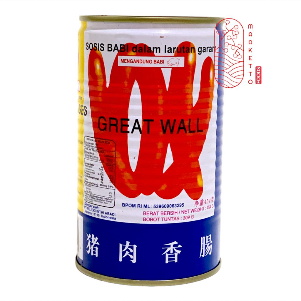 

Great Wall Sosis Babi Kaleng 454gr