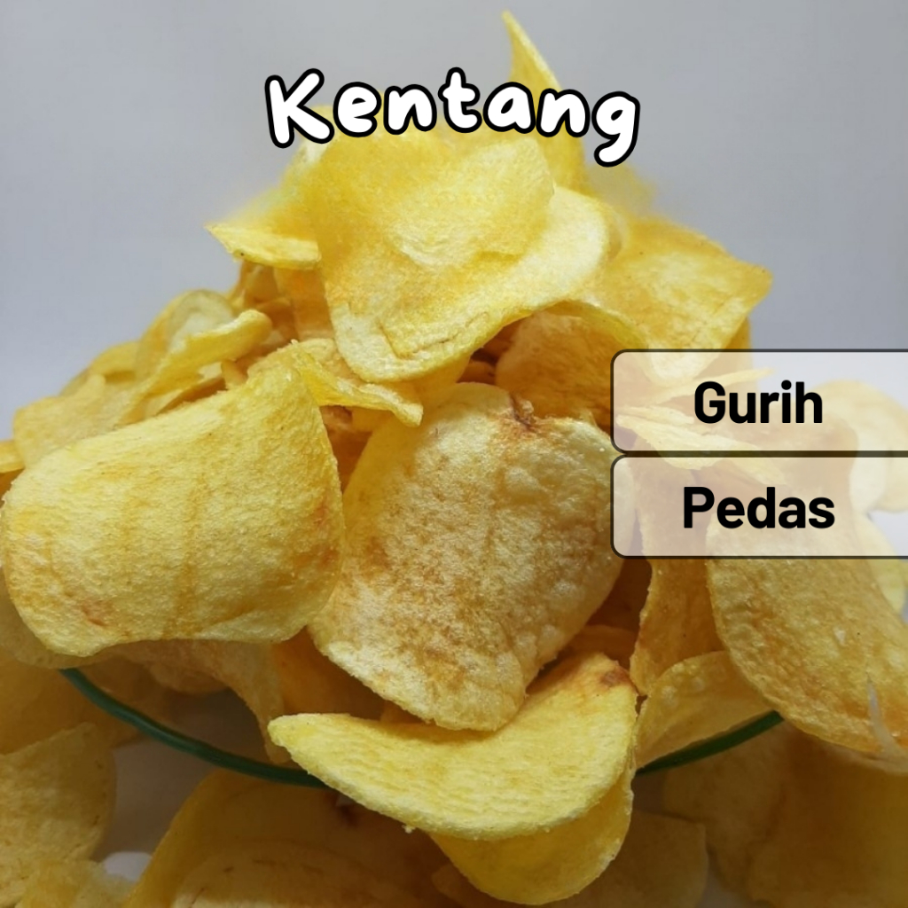 

Keripik Kentang Original Gurih / Original Savory Potato Chips - Homemade, Kue Kering, Jajan Lebaran, Keripik, Roti Idul Fitri, Kerupuk, Chips, Chiki, Snack, Wafer