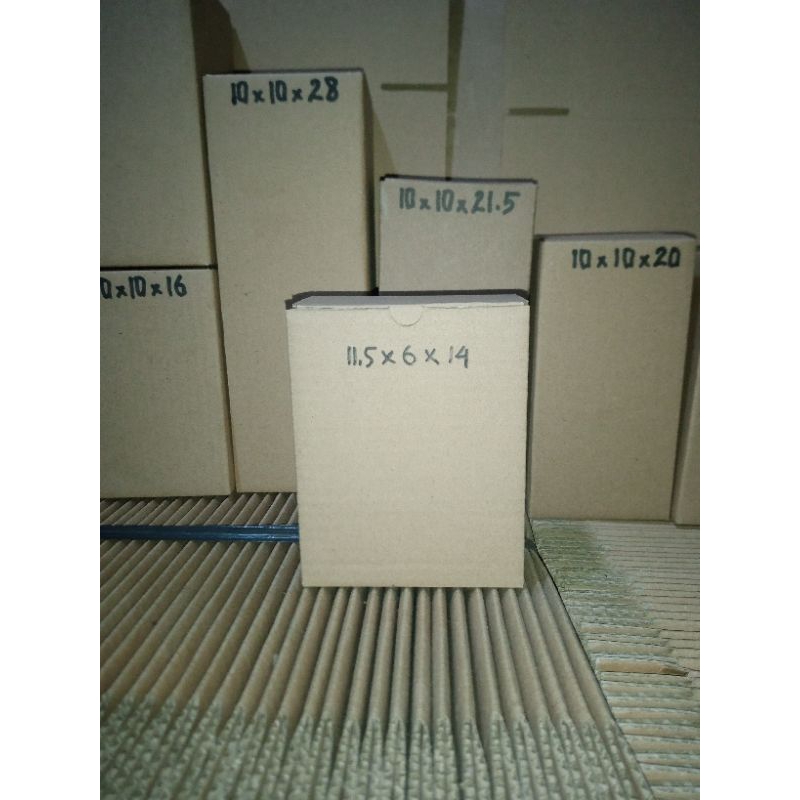 

kardus 11.5x6x14 cm diecut kuncian