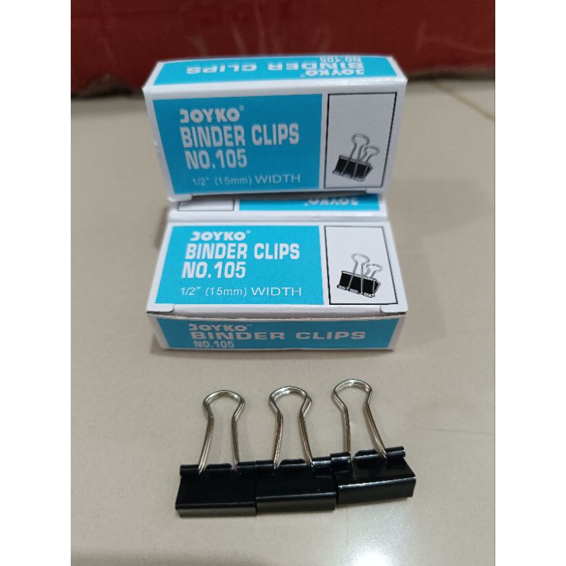 

Binder Clip Klip Penjepit Kertas Joyko Hitam 105