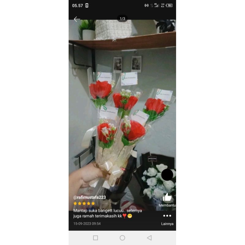 TERMURAHH MAWAR 1 tangkai artificial buket mawar 1 tangkai plastik murah termurah