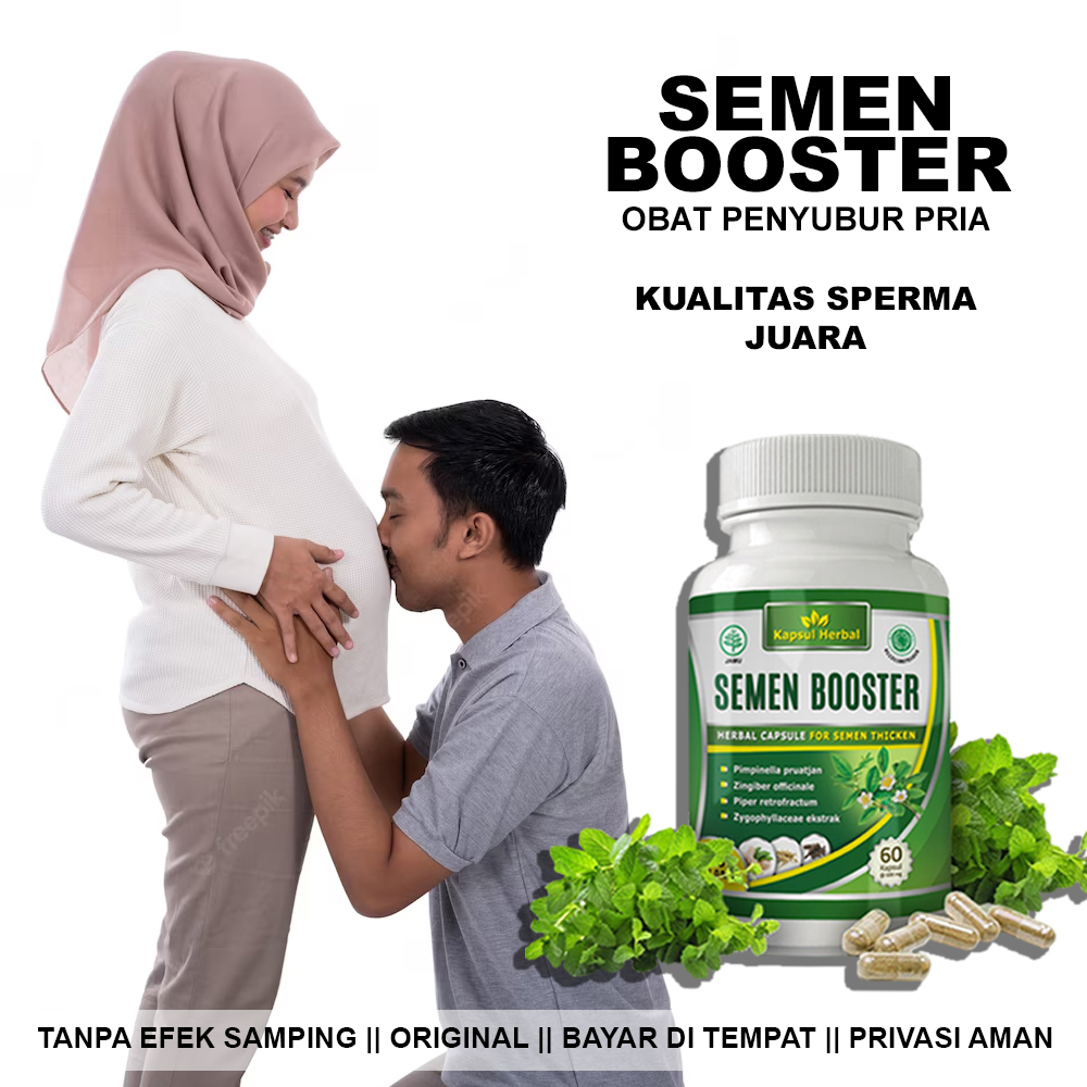 TERBUKTI BERKHASIAT Semen Booster Pengental Sperma Ori Obat Penyubur Air ManNi SEperma Pria Obat Man