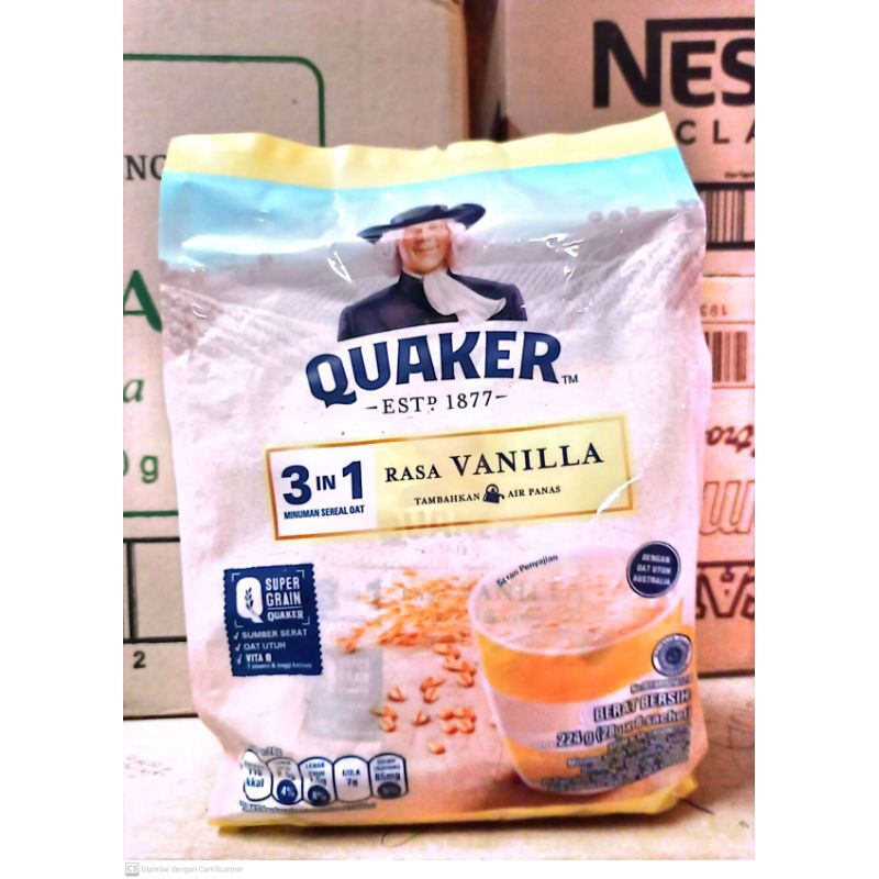 

Quaker 3 in 1 vanilla 8' s