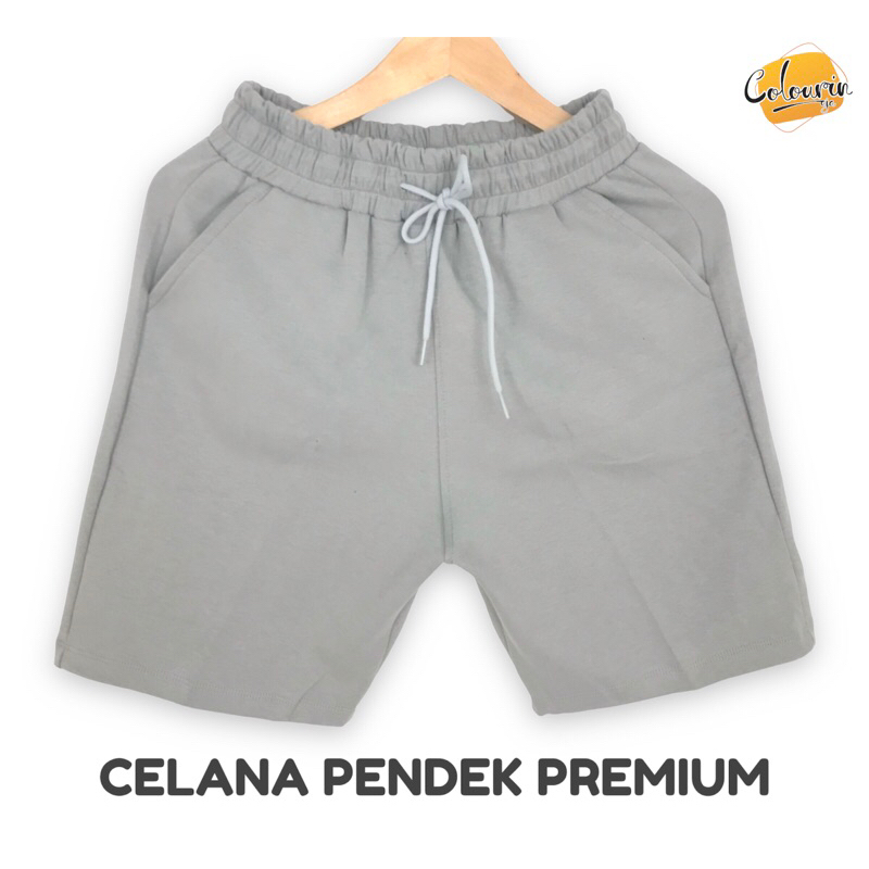 COLOURINAJA Celana Pendek Premium (L) - Celana Pendek Pria - Celana Pendek Unisex - Celana Kolor - C