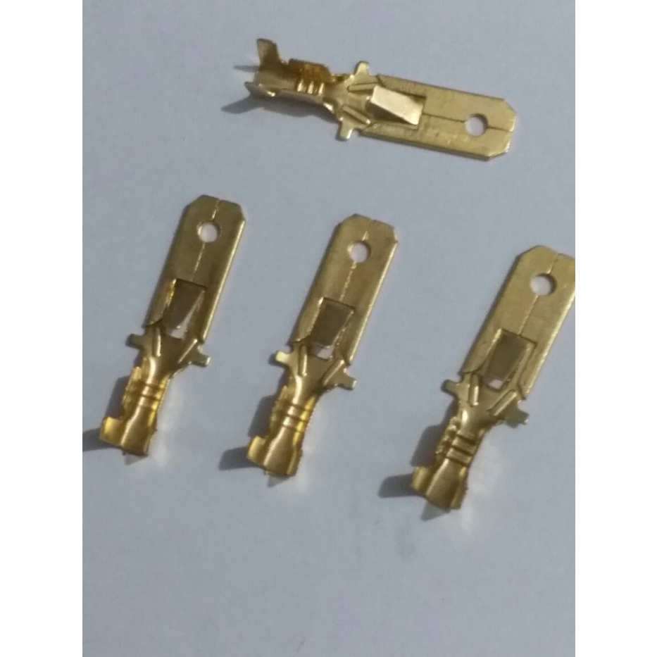 SKUN GEPENG JANTAN, SKUN KONEKTOR KABEL KUNINGAN