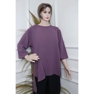 Blouse Wanita DIANTY TOP BLOUSE BO M L XL Dan XXL Bahan CRINKLE AIRFLOW Baju Blouse Oversize Atasan 
