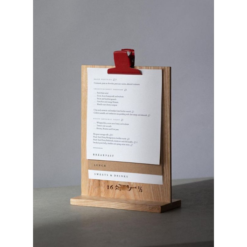 

Stand menu ukuran custom